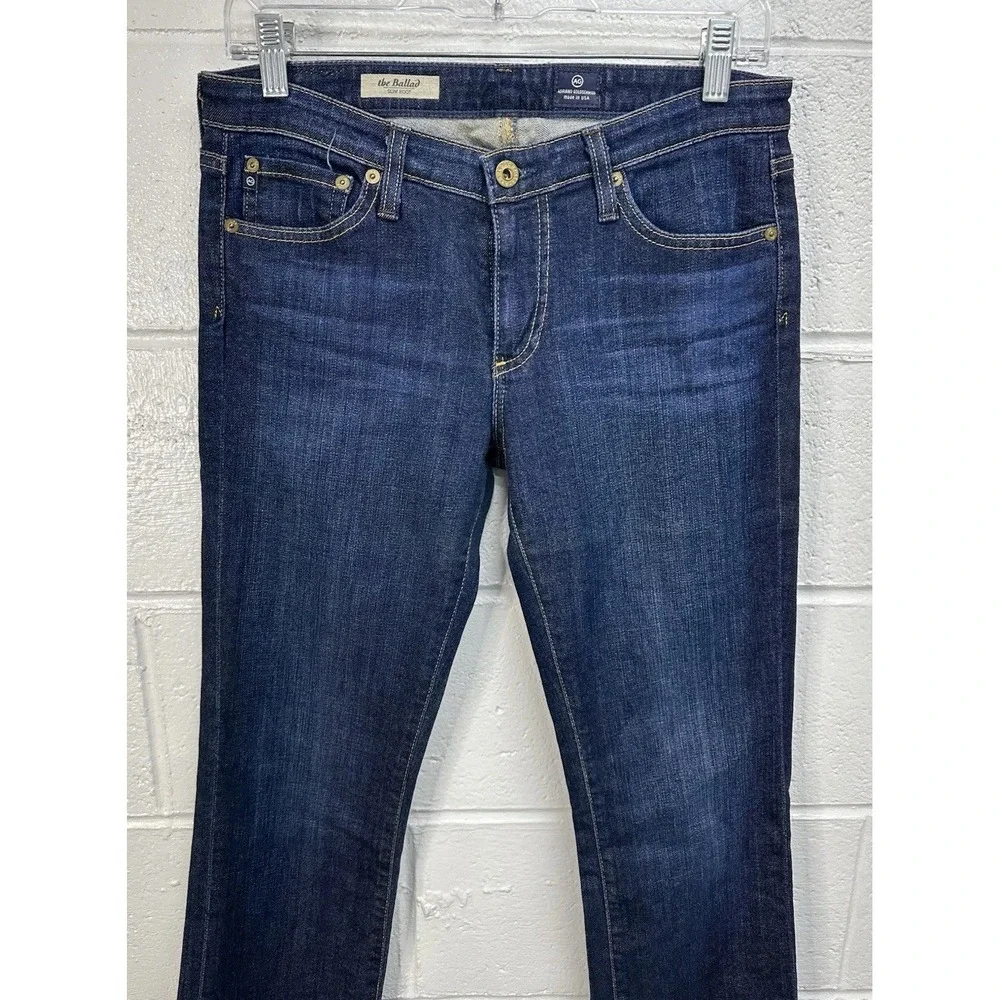 AG Adriano Goldschmied Jeans Women's 29 The Ballad Slim Boot Cut Dark‎ Wash
